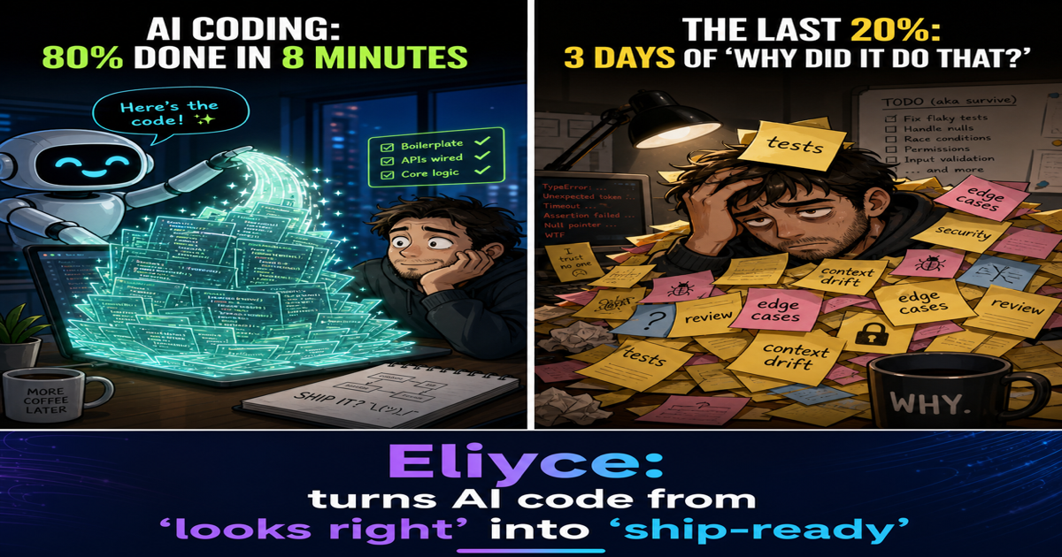 AI coding is fast. Verification is the work.