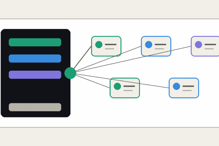 AI decision trail shown as pending and resolved decision records attached to code changes