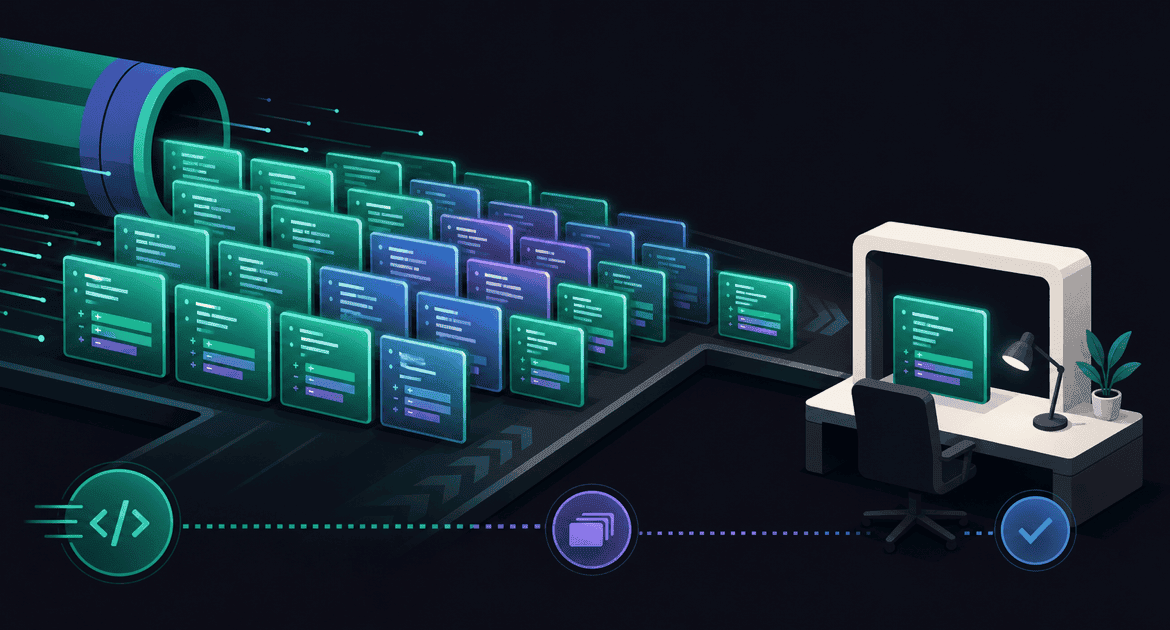 When AI raises PR arrival rate faster than review capacity