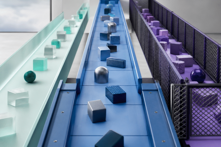 Different change blocks move through three distinct governance lanes.